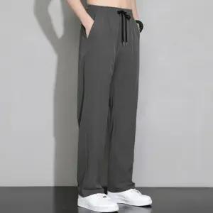 여름 일자핏 긴바지 작업용 남자 학생 출근