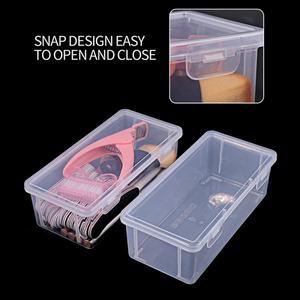 방진 네일 아트 도구 보관 디스플레이 박스 메이크업 브러쉬 투명 플라스틱 쥬얼리 정리함 케이스