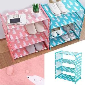 [하프클럽/]4단신발장 신발정리대 실내화 슬리퍼 현관 간이신발장