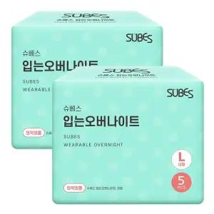 [NS홈쇼핑][슈베스] 입는 오버나이트 팬티형 2팩 외 생리대 중형 대형 팬티라이너 슈퍼 롱 입오버 모음..