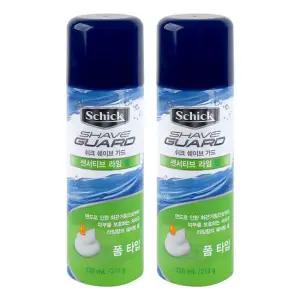 (1 +1/무배)쉬크 쉐이브 가드 센서티브 라임 폼 220ml