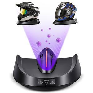 오플라스 모터사이클 헬멧 건조기(B-2), 탈취제 정화 시스템이 포함된 모자 클리너 키트-팬 히터, 헬멧용 땀 보호기(하키, 야구 등), 캡 케어 기계/보관 랙 액세서리(1팩)