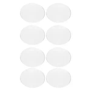 10개 증발 접시 화학 실험 시계 유리 실험실 유리 제품