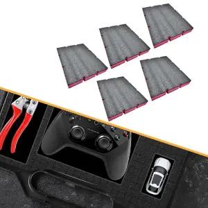 5개 도구 상자 폼 인서트 라이너 폼 시트 DIY 프로젝트용 하드 케이스 보관 시트