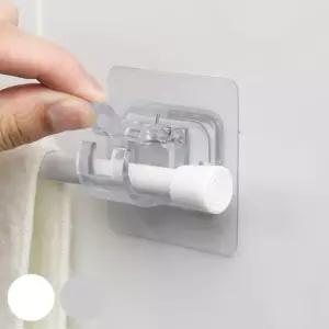 [비케이엠_63]고정 무타공 커튼봉 봉걸이 홀더 브라켓