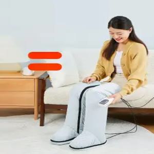 전기온열찜질기 뜸질기 발히터 보라색 온열 충전식 온열기 맥반석 종아리 난방 발열
