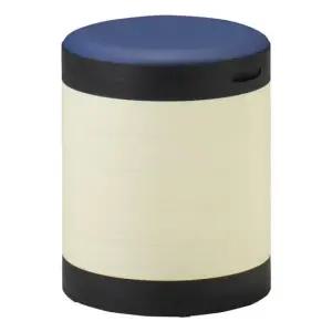 7단수납의자-고정 아이보리) 수납의자 화장대의자 식탁의자 장난감수납겸용의자