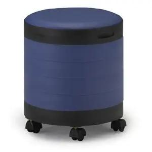 6단수납의자-로라 블루) 수납의자 화장대의자 식탁의자 장난감수납겸용의자