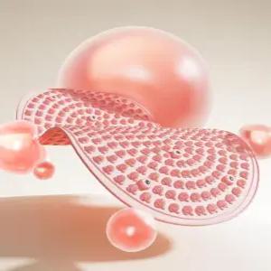 실리콘 발지압판 지압발판 발마사지 패드 원형 지압판