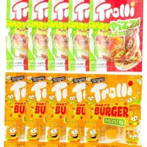 미니버거젤리 트롤리피자햄버거젤리세트 피자(5개)+햄버거(5개)