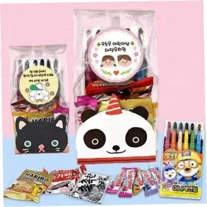 어린이날 답례품 색연필 문구 세트 개별포장 유치원 생일 단체 선물 학용품 꾸러미