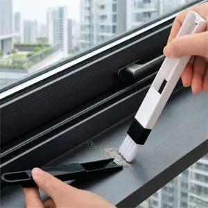 ( )미니 틈새 청소솔 키보드 샷시 청소 브러쉬 차량 실내 셀프 세차 용품 도구