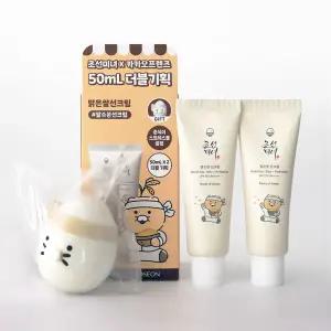 조선미녀 맑은쌀 선크림 50ml 2입 기획 (+쌀알춘식이 스트레스볼)