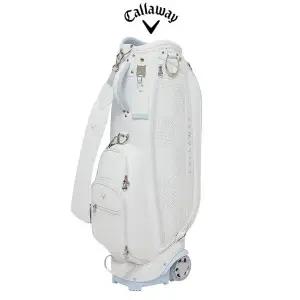 [타이틀리스트](한국캘러웨이골프) 2024 ROSEVILLE 로즈빌 바퀴 휠 캐디백 화이트