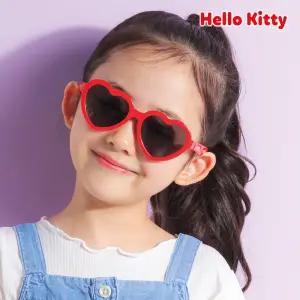 글린&헬로키티 키즈 유아 어린이 하트 선글라스 스칼렛 3세-6세 권장 KC인증완료