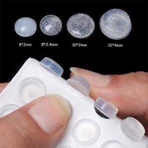 도어 스톱 자체 접착 실리콘 패드 소음 버퍼 고무 가구 방지 하드웨어 쿠션 캐비닛 범퍼