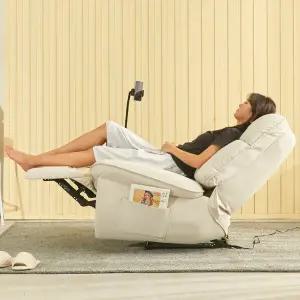 블루밍A 1인용 전동형 리클라이너 체어소파 MD5383