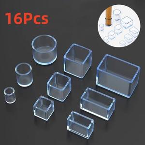 16PCS 의자 다리 모자 미끄럼 방지 커버 침묵 양말 테이블 플러그 가구