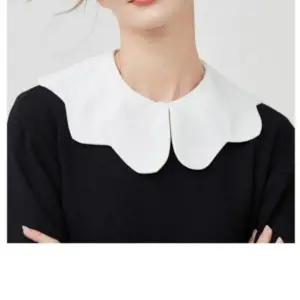 (옵션 화이트)레이어드 패션 페이크 물결 카라 리시티셔츠 여성 캐주얼룩 여름 라인