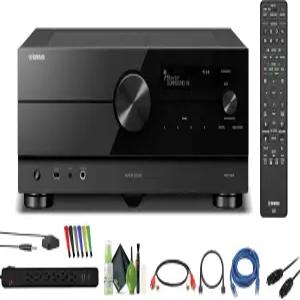 야마하 AVENTAGE RX-A8A 11.2채널 서라운드 사운드 네트워크 AV 리시버 뮤직캐스트 내장 Wi-Fi 및 블루투스