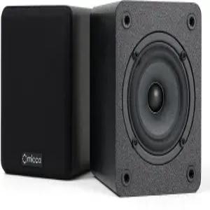 Micca COVO-S 양방향 패시브 책장 스피커 앰프 필요 턴테이블용 아님 3인치 우퍼 0.75인치 트위터 월