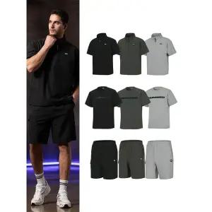 [하프클럽/험머]험머 남성 H1 썸머 아노락 3종 세트 (아노락자켓+반팔+반바지)