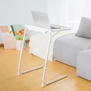 (옵션 단일옵션)접이식 테이블 높이조절 베드 사이드 트레이 책상 1인