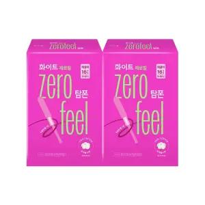 [좋은느낌]화이트 제로필 탐폰 레귤러 16개입X2팩