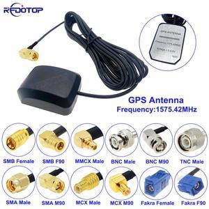 1Pcs 자동차 GPS 안테나 SMA/SMB/MCX/MMCX/BNC/TNC/Fakra 남성/여성 커넥터 RG174 케이블 수신기 공중
