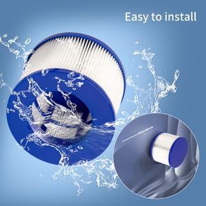 [호환품]타입 VI 필터 스파 카트리지 GYMAX SPA 및 대부분의 온수 욕조 마사지 풀 풍선 수영장과 호환 가능