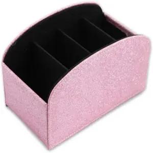 글리터 컬러 리모컨 홀더 정리함 수납공간 PU 가죽 다기능 사무용 TV DVD 미디어 플레이어 히터 컨트롤러