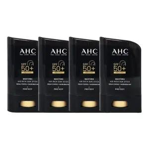 AHC 마스터즈 에어 리치 선스틱 대용량 썬스틱 22g 4개+10ml