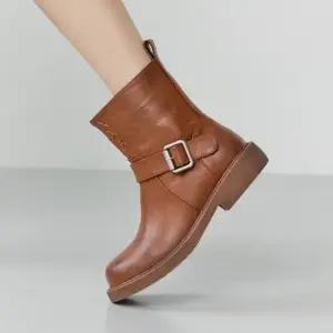 인기상품 부티 봄구두 봄여자신발 발목부츠 첼시 신상 미들힐 [WFKV899_260414]