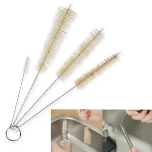 젖병 텀블러 빨대 세척솔 틈새브러쉬 4P 추천 유리병브러쉬 드립주전자 좁은입구 핸드드립주전자