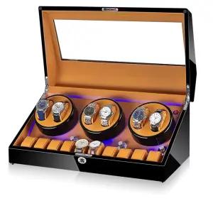 스위스 워치 와인더 정리함 보관대 시계함 원목 8구 케이스
