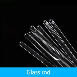 5pcs 10pcs 실험실 고체 붕규산 유리 막대 150mm 200mm 300mm 400mm 교육 실험실 용품
