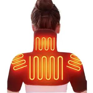 발열 물리치료 목 마사지 전기 찜질기 어깨 조끼 온열 허리 찜질팩 복부 원적외선 배 맥반석