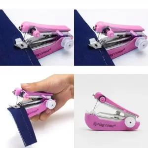 ( )휴대용 핸드미싱 핑크 미니재봉기 미니제봉틀_24994037