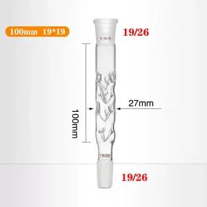 실험실 유리 분별 튜브 응축용 스피니 증류 컬럼 100mm 200mm 250mm 300mm 400mm