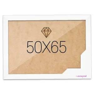 보석십자수액자 고급형 우드 화이트 50x65 def459