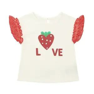 [갤러리아] 티파니주니어  소매 배색 WH티  T33KCT020