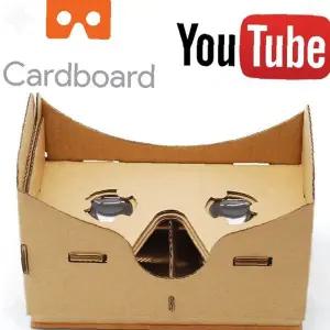 가상 현실 체험 키트 카드보드 VR 안경 스마트폰 거치 조립형 간편 사용 영상