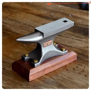 신제품 고품질 웬지 나무 베이스 스틸 앤빌 레일 램 혼 대장장이 작업대 특수 공구 DIY 보석 제작