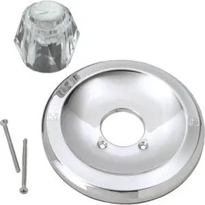 델타 수도꼭지 RP77740 싱글 레버 핸들 트림 키트 크롬