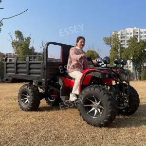 사발이 오토바이 사륜 바이크 농업용 atv 짐칸 자동변속기능 전동차