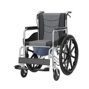 휠체어 변기시트 접이식 트롤리 수동 미니 거상 실내