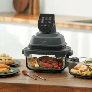 코렐 바사칸 홈쇼핑 인기 에어글라스 에어프라이어(4L+1.5L)