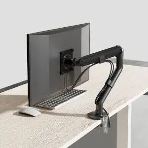 M7 싱글 모니터암 32인치 고중량 거치대 사무실 게이밍 재택근무 스탠드 받침