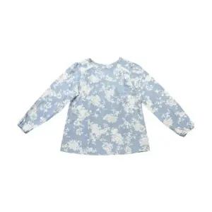 [갤러리아] [비비안]부드러운 레이온 플라워프린트 여성 긴팔상의 EZ1961/BL