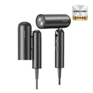 드리미 Pocket Uni Pure 포켓 유니 퓨어 프리볼트 100-240V 접이식 헤어드라이기 블랙 국내AS 2년